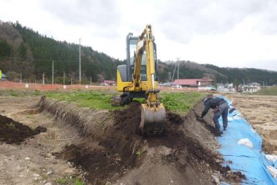 写真3　表土除去作業.JPG